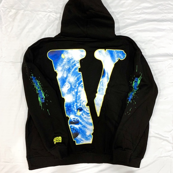 Juice Wrld x Vlone Cosmic Hoodie - Picture 3 of 9